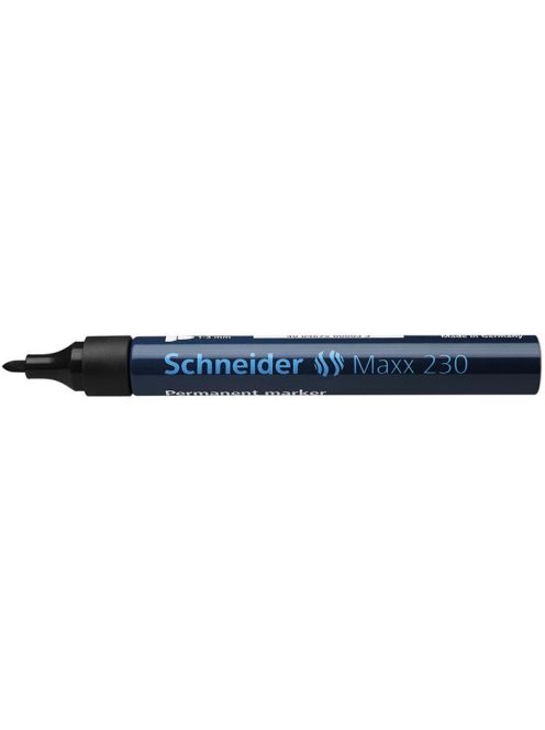 SCHNEIDER Alkoholos marker, 1-3 mm, fémházas, SCHNEIDER "Maxx 230", fekete