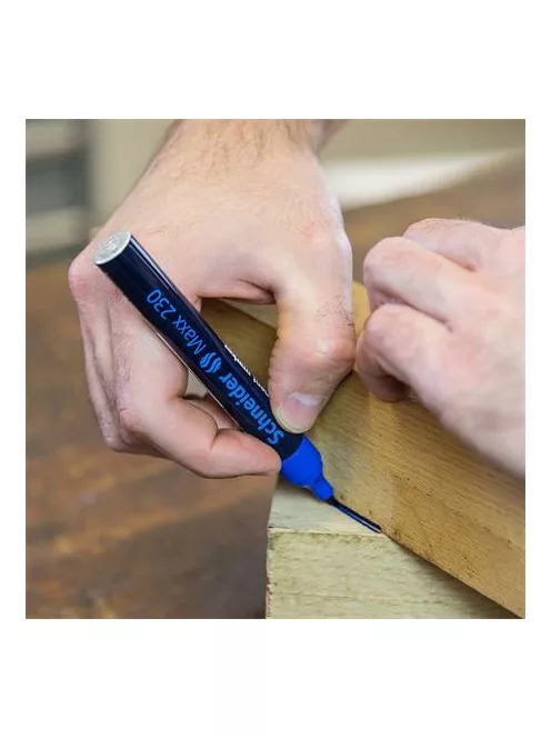 SCHNEIDER Alkoholos marker, 1-3 mm, fémházas, SCHNEIDER "Maxx 230", fekete