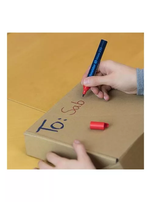 SCHNEIDER Alkoholos marker, 1-3 mm, fémházas, SCHNEIDER "Maxx 230", fekete