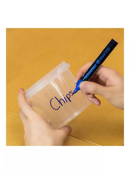 SCHNEIDER Alkoholos marker, 1-3 mm, fémházas, SCHNEIDER "Maxx 230", fekete