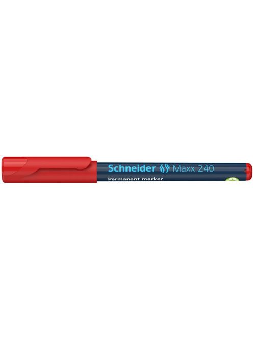 SCHNEIDER Alkoholos marker, 1-2 mm, kúpos, SCHNEIDER "Maxx 240", piros