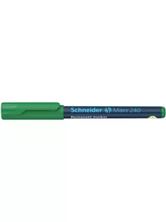   SCHNEIDER Alkoholos marker, 1-2 mm, kúpos, SCHNEIDER "Maxx 240", zöld