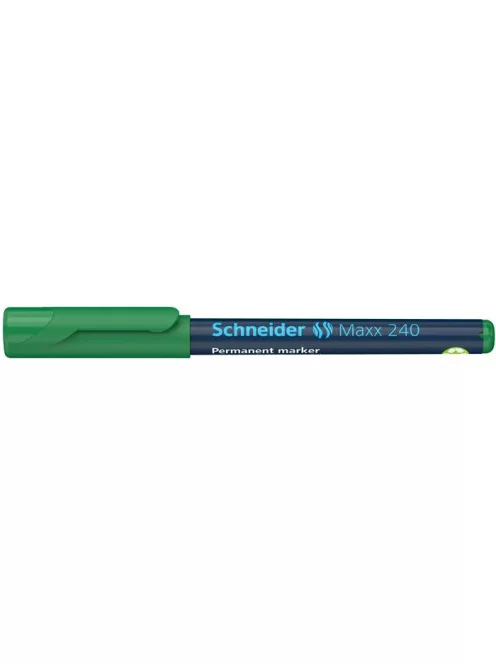 SCHNEIDER Alkoholos marker, 1-2 mm, kúpos, SCHNEIDER "Maxx 240", zöld