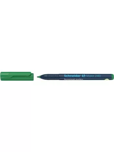   SCHNEIDER Alkoholos marker, 1-2 mm, kúpos, SCHNEIDER "Maxx 240", zöld