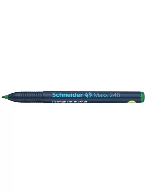 SCHNEIDER Alkoholos marker, 1-2 mm, kúpos, SCHNEIDER "Maxx 240", zöld
