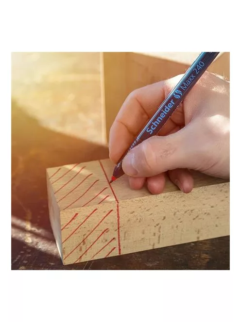 SCHNEIDER Alkoholos marker, 1-2 mm, kúpos, SCHNEIDER "Maxx 240", zöld