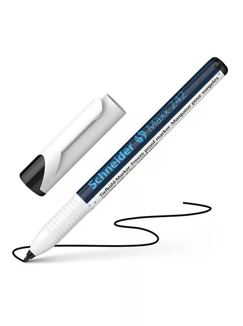 SCHNEIDER Fagyálló marker, SCHNEIDER "Maxx 242", fekete
