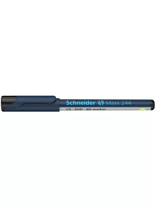 SCHNEIDER Alkoholos marker, CD/DVD, 0,7 mm, SCHNEIDER "Maxx 244", fekete
