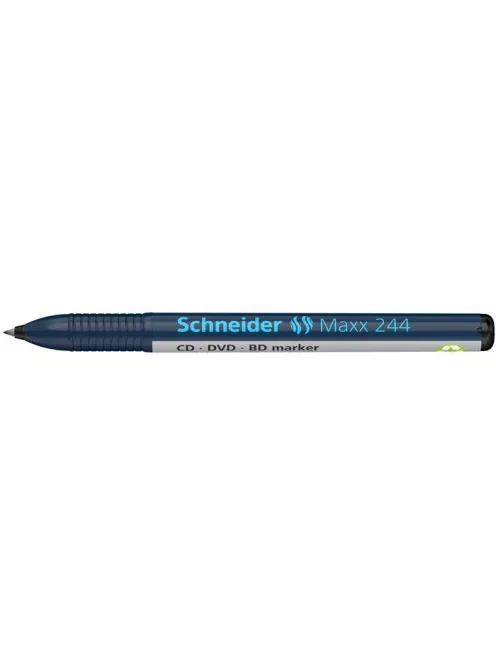 SCHNEIDER Alkoholos marker, CD/DVD, 0,7 mm, SCHNEIDER "Maxx 244", fekete