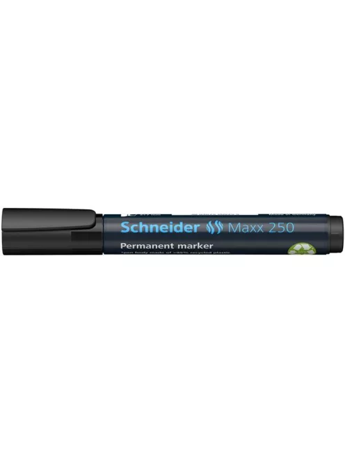SCHNEIDER Alkoholos marker, 2-7 mm, vágott, SCHNEIDER "Maxx 250", fekete