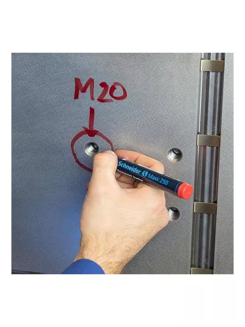 SCHNEIDER Alkoholos marker, 2-7 mm, vágott, SCHNEIDER "Maxx 250", fekete