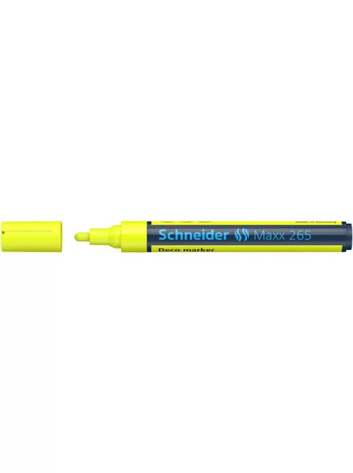 SCHNEIDER Krétamarker, 2-3 mm, SCHNEIDER "Maxx 265", sárga