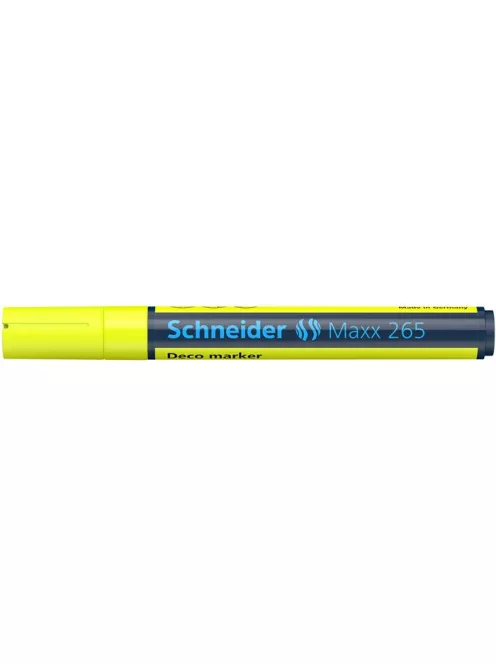 SCHNEIDER Krétamarker, 2-3 mm, SCHNEIDER "Maxx 265", sárga