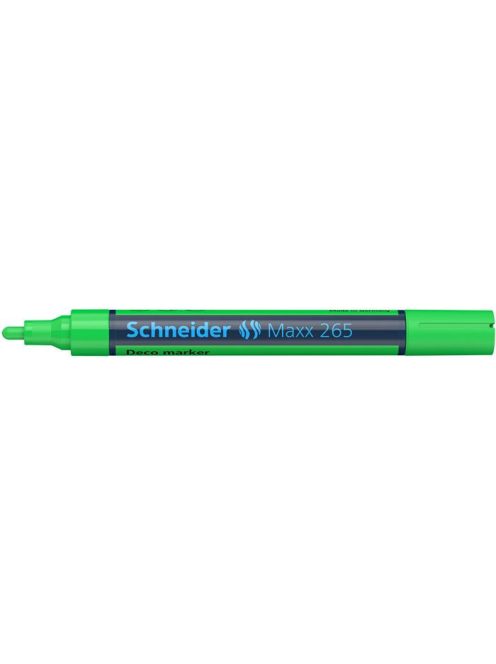 SCHNEIDER Krétamarker, 2-3 mm, SCHNEIDER "Maxx 265", világos zöld