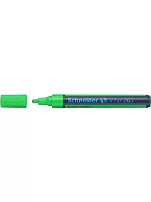 SCHNEIDER Krétamarker, 2-3 mm, SCHNEIDER "Maxx 265", világos zöld