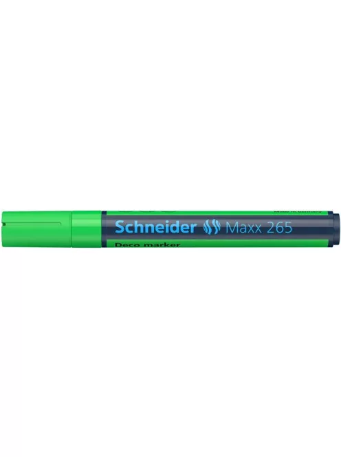SCHNEIDER Krétamarker, 2-3 mm, SCHNEIDER "Maxx 265", világos zöld