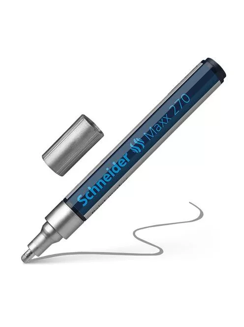 SCHNEIDER Lakkmarker, 1-3 mm, SCHNEIDER "Maxx 270", ezüst