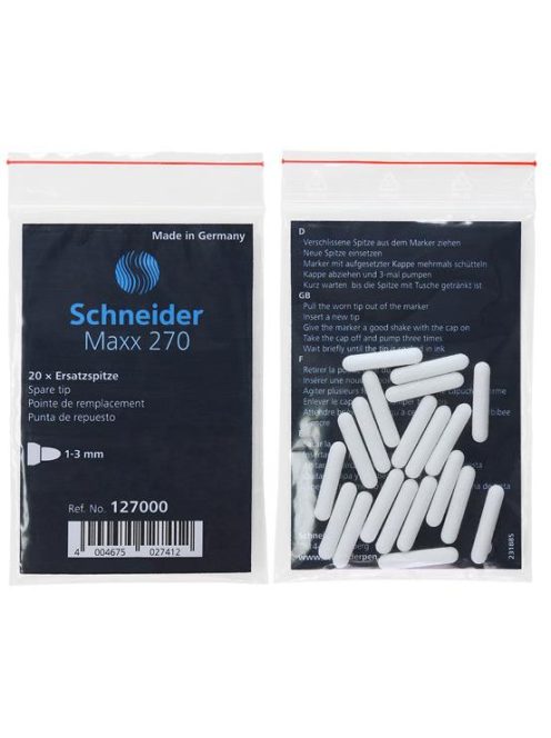 SCHNEIDER Cserehegy "Maxx 270" lakkmarkerhez, 1-3 mm, SCHNEIDER