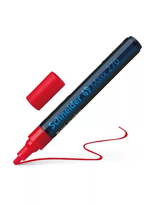 SCHNEIDER Lakkmarker, 1-3 mm, SCHNEIDER "Maxx 270", piros