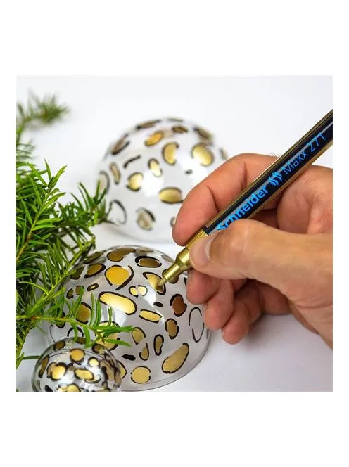 SCHNEIDER Lakkmarker, 1-2 mm, SCHNEIDER "Maxx 271", ezüst