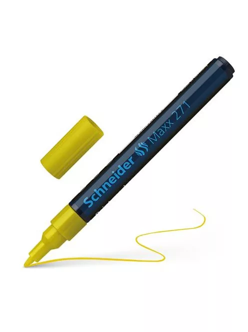 SCHNEIDER Lakkmarker, 1-2 mm, SCHNEIDER "Maxx 271", sárga