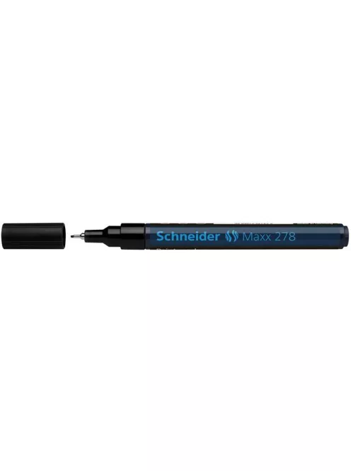 SCHNEIDER Lakkmarker, 0,8 mm, SCHNEIDER "Maxx 278", fekete