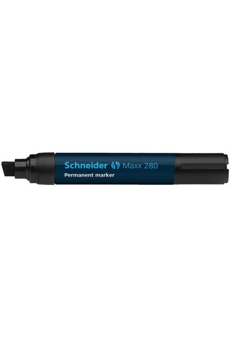 SCHNEIDER Alkoholos marker, 4-12 mm, vágott, SCHNEIDER "Maxx 280", fekete