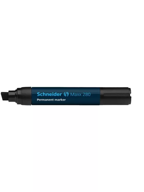 SCHNEIDER Alkoholos marker, 4-12 mm, vágott, SCHNEIDER "Maxx 280", fekete