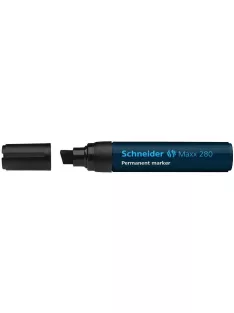   SCHNEIDER Alkoholos marker, 4-12 mm, vágott, SCHNEIDER "Maxx 280", fekete