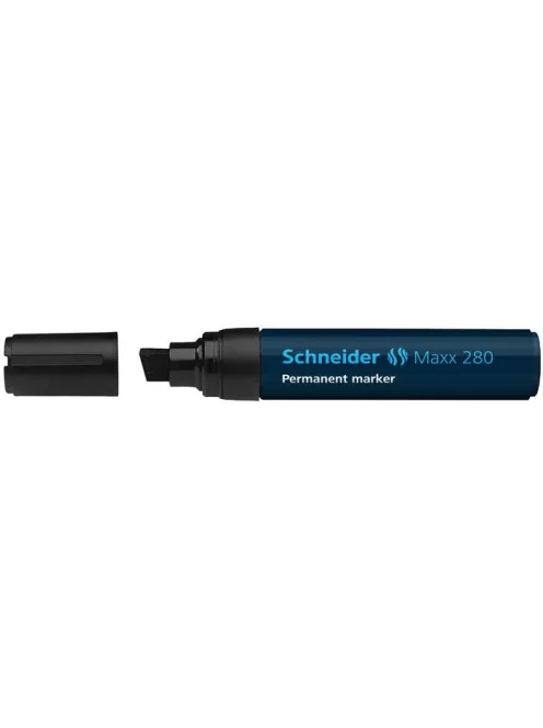 SCHNEIDER Alkoholos marker, 4-12 mm, vágott, SCHNEIDER "Maxx 280", fekete