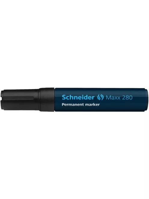 SCHNEIDER Alkoholos marker, 4-12 mm, vágott, SCHNEIDER "Maxx 280", fekete