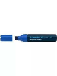   SCHNEIDER Alkoholos marker, 4-12 mm, vágott, SCHNEIDER "Maxx 280", kék