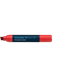   SCHNEIDER Alkoholos marker, 4-12 mm, vágott, SCHNEIDER "Maxx 280", piros