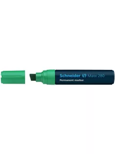   SCHNEIDER Alkoholos marker, 4-12 mm, vágott, SCHNEIDER "Maxx 280", zöld