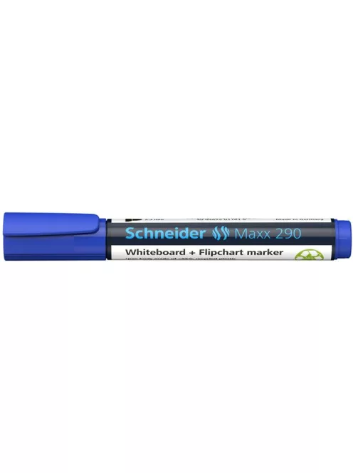 SCHNEIDER Tábla- és flipchart marker, 2-3 mm, kúpos, SCHNEIDER "Maxx 290", kék