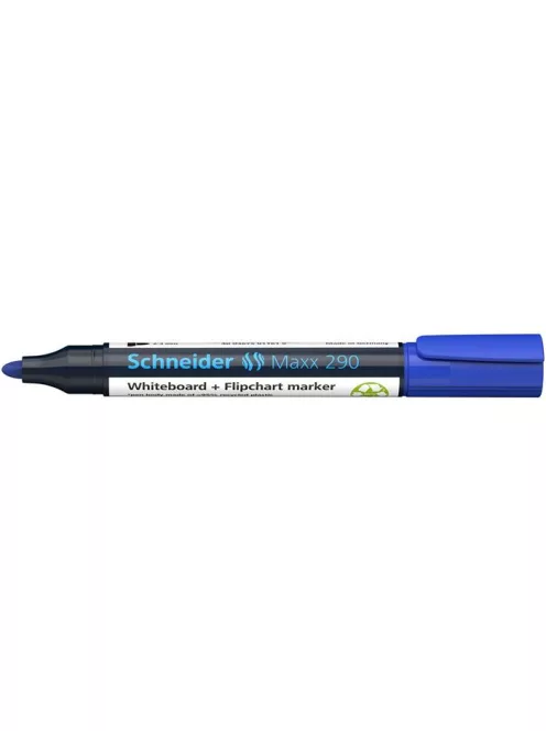 SCHNEIDER Tábla- és flipchart marker, 2-3 mm, kúpos, SCHNEIDER "Maxx 290", kék