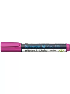   SCHNEIDER Tábla- és flipchart marker, 2-3 mm, kúpos, SCHNEIDER "Maxx 290", magenta