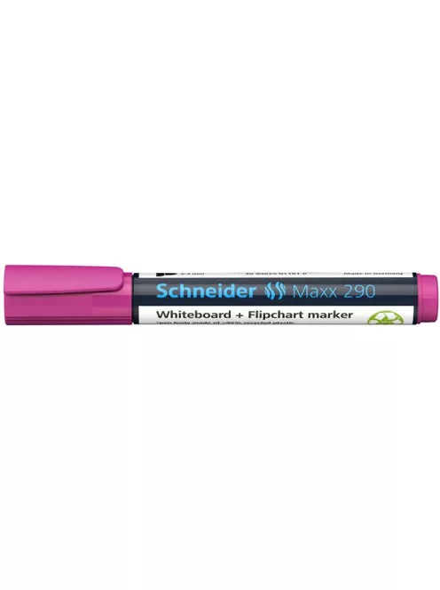 SCHNEIDER Tábla- és flipchart marker, 2-3 mm, kúpos, SCHNEIDER "Maxx 290", magenta
