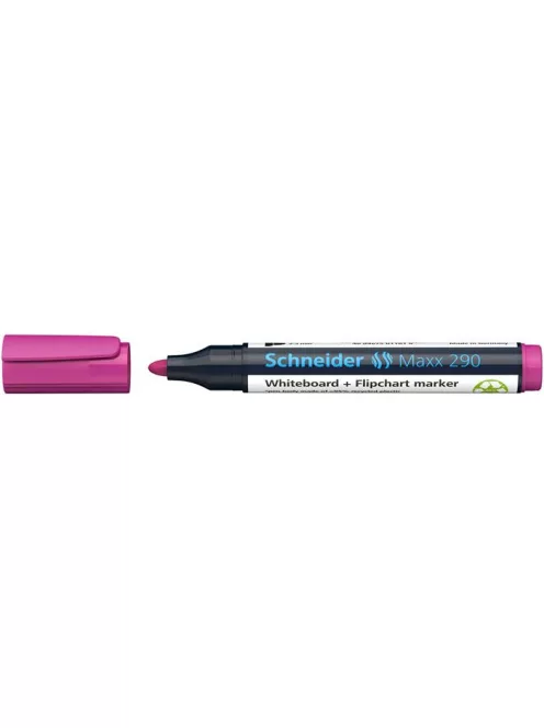 SCHNEIDER Tábla- és flipchart marker, 2-3 mm, kúpos, SCHNEIDER "Maxx 290", magenta