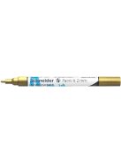 SCHNEIDER Dekormarker, akril, 2 mm, SCHNEIDER "Paint-It 310", arany