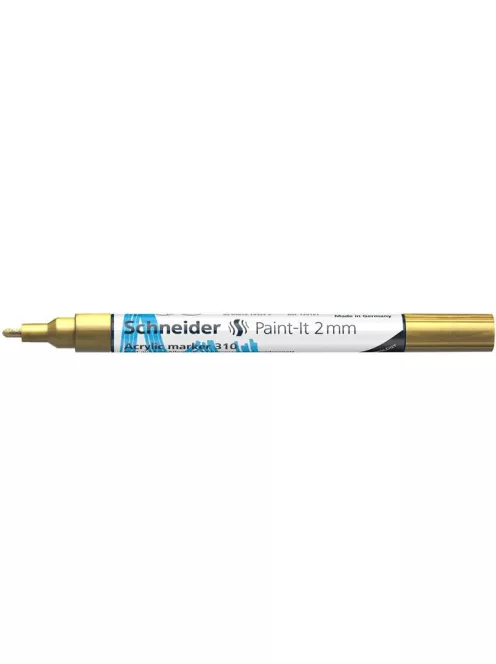 SCHNEIDER Dekormarker, akril, 2 mm, SCHNEIDER "Paint-It 310", arany