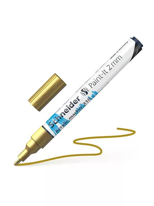 SCHNEIDER Dekormarker, akril, 2 mm, SCHNEIDER "Paint-It 310", arany