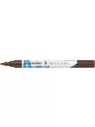 SCHNEIDER Dekormarker, akril, 2 mm, SCHNEIDER "Paint-It 310", barna
