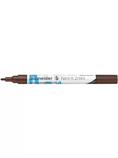  SCHNEIDER Dekormarker, akril, 2 mm, SCHNEIDER "Paint-It 310", barna