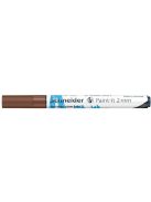 SCHNEIDER Dekormarker, akril, 2 mm, SCHNEIDER "Paint-It 310", barna