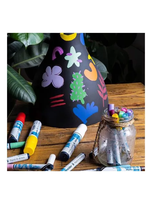 SCHNEIDER Dekormarker, akril, 2 mm, SCHNEIDER "Paint-It 310", barna