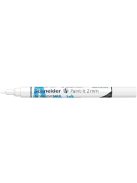 SCHNEIDER Dekormarker, akril, 2 mm, SCHNEIDER "Paint-It 310", fehér