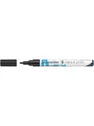 SCHNEIDER Dekormarker, akril, 2 mm, SCHNEIDER "Paint-It 310", fekete