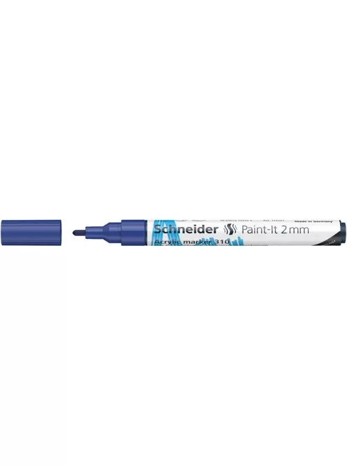 SCHNEIDER Dekormarker, akril, 2 mm, SCHNEIDER "Paint-It 310", kék