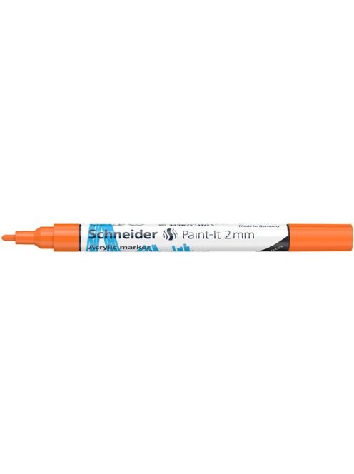 SCHNEIDER Dekormarker, akril, 2 mm, SCHNEIDER "Paint-It 310", narancssárga